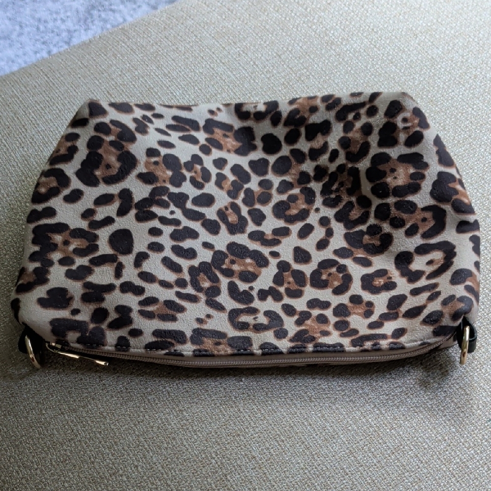 Leopard Print Cosmetic Bag